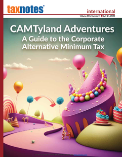 CAMTyland Adventures, Part I: How to Play the Game – Corporate Alternative Minimum Tax Basics