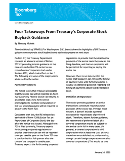 Four Takeaways from Treasury's Corporate Stock Buyback Guidance