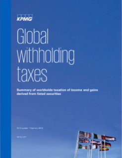 2018 Global Withholding Taxes