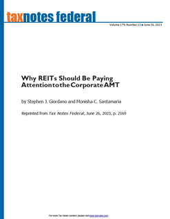 Why REITs Should Be Paying Attention to the Corporate AMT