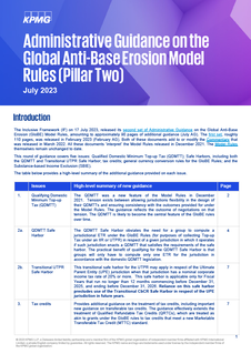 Administrative Guidance on the Global Anti-Base Erosion Model Rules (Pillar Two)