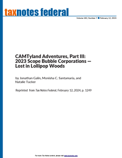 CAMTyland Adventures, Part III: 2023 Scope Bubble Corporations - Lost in Lollipop Woods