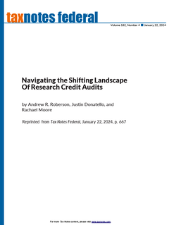 Navigating the Shifting Landscape of Research Credit Audits