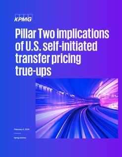 Pillar Two Implications of U.S. Self-Initiated Transfer Pricing True-Ups